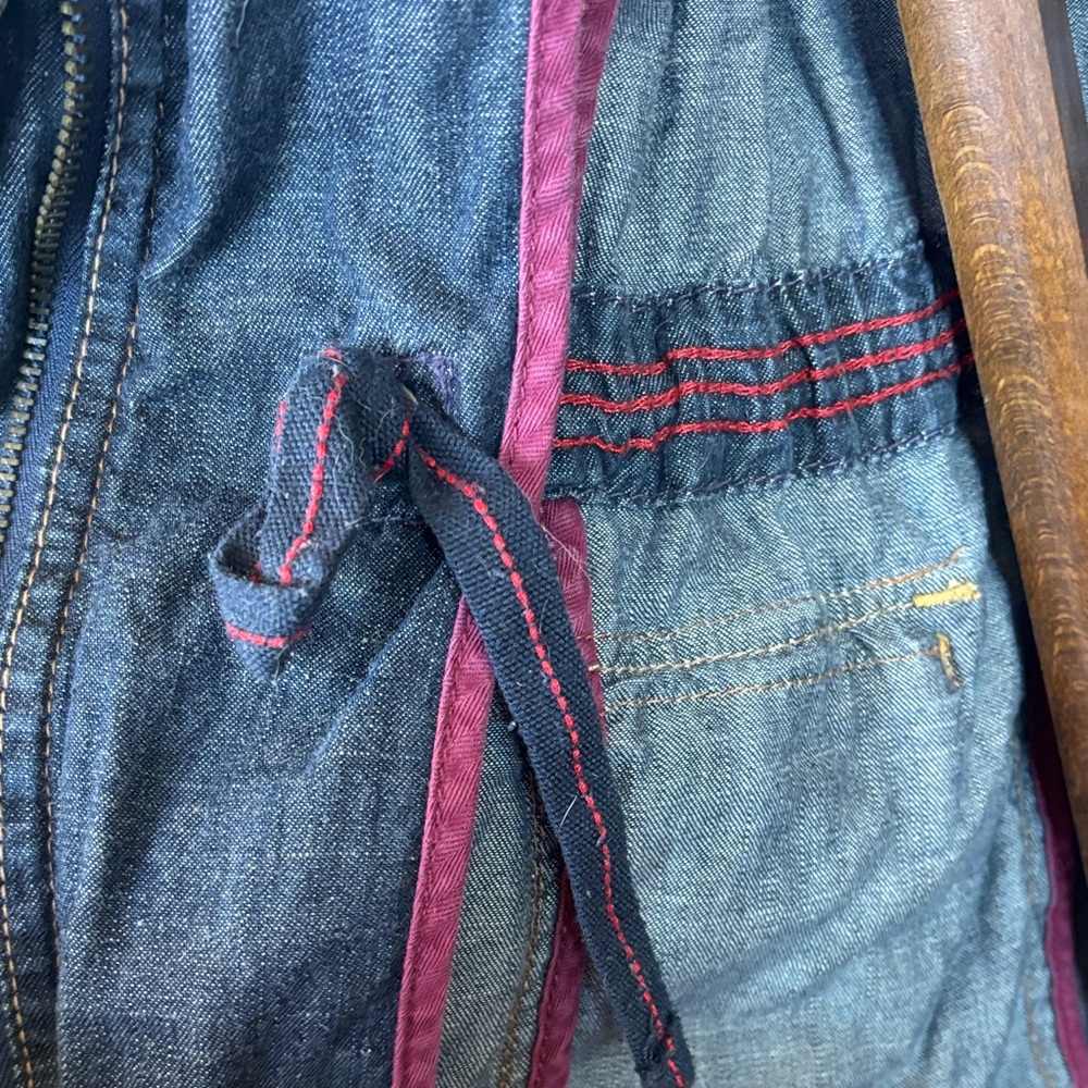 Denim Utility Jacket with Multiple Pockets - image 4